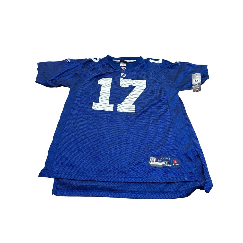 REEBOK New York NY Giants Plexico Burgess‎ #17 nfl Jersey YOUTH KIDS BOYS (xl)